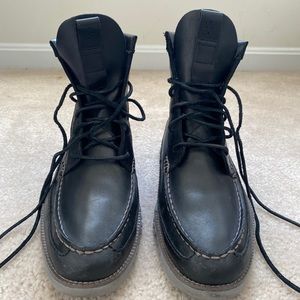 Cole Haan zerogrand tall boot black 10 wide